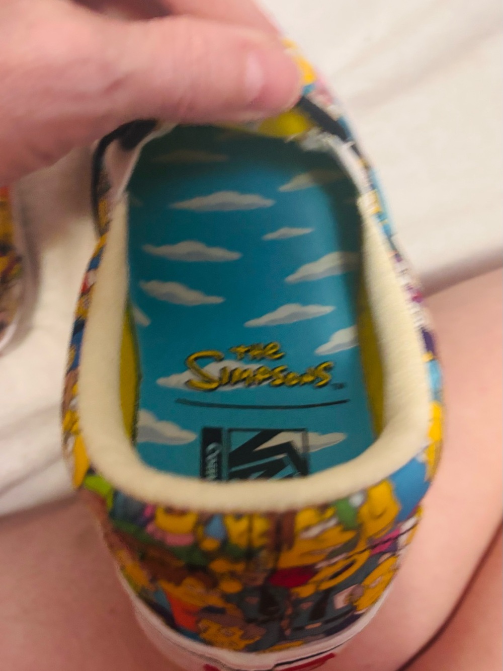 Vans Unisex Sneakers Simpson’s Cartoon Print Eoman’s Size 8, Men’s 6.5 NWOT - Picture 9 of 10
